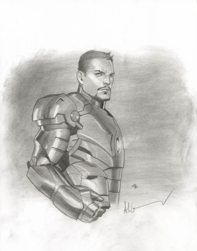 Iron Man By Adi Granov In Paul Greer S Adi Granov Comic Art Gallery Room